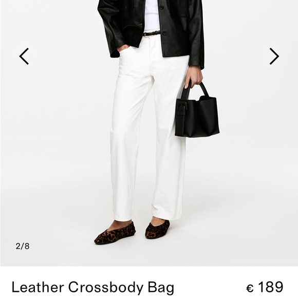 H&M Black Leather Crossbody Bag - Picture 3 of 7